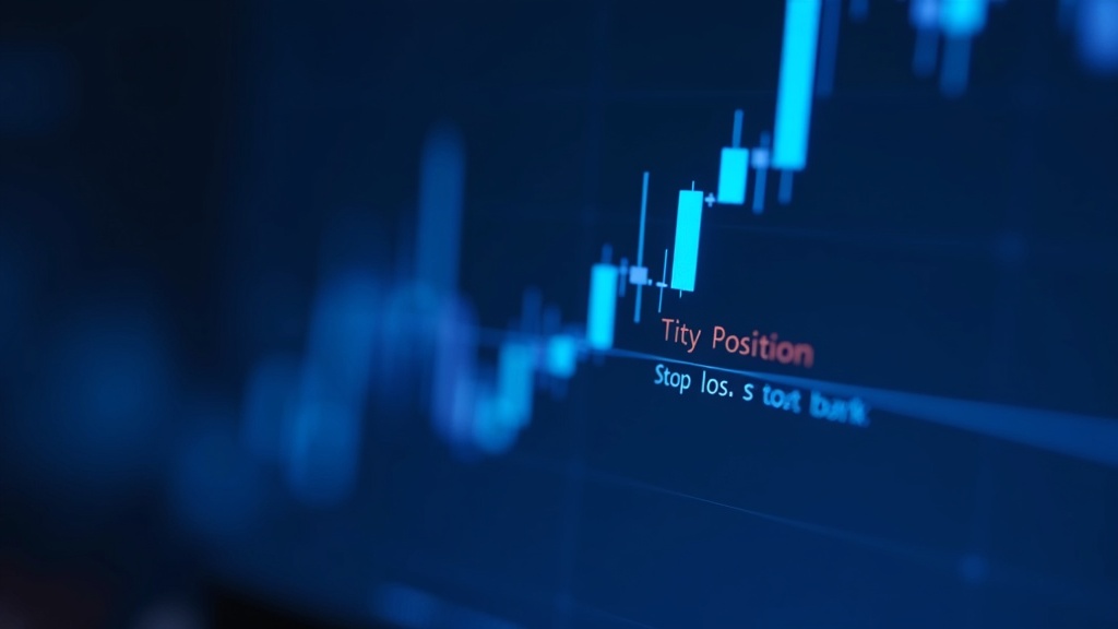 A futures trader calmly managing risk during a prop firm challenge